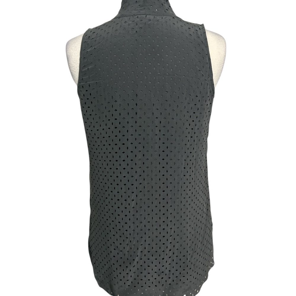Ecru, Women's Sleeveless charcoal colored Top - Picture 4 of 8